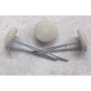 Polsterknöpfe mit Splint Mikrofaser Toffee