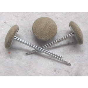 Polsterknöpfe mit Splint Mikrofaser Kamel