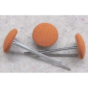 Polsterknöpfe mit Splint Mikrofaser Orange
