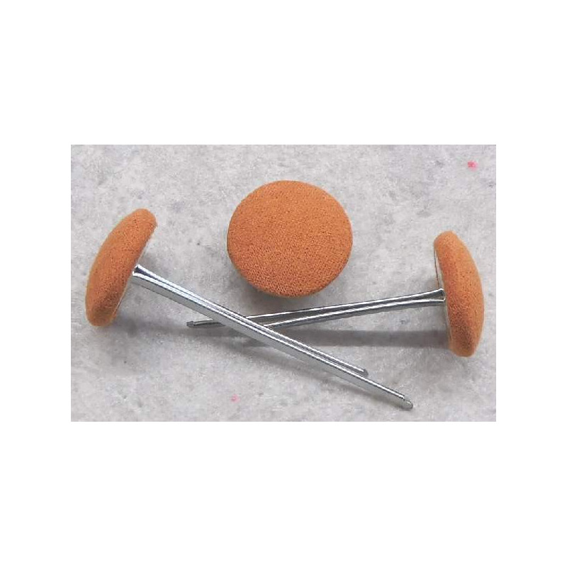 Polsterknöpfe mit Splint Mikrofaser Orange