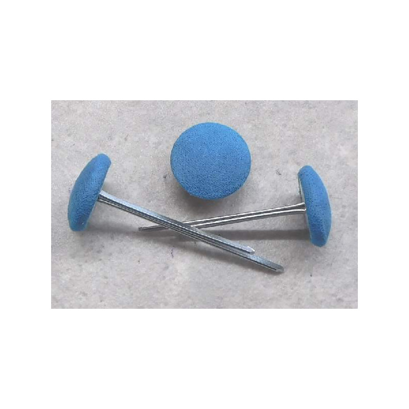 Polsterknöpfe mit Splint Mikrofaser Türkis