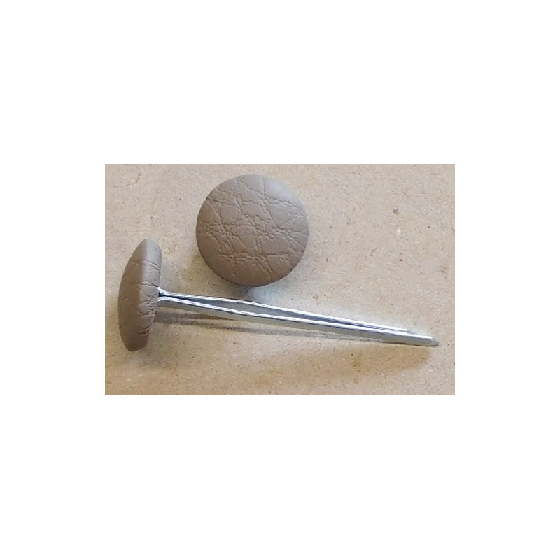 Polsterknöpfe mit Splint und Kunstleder Schlamm