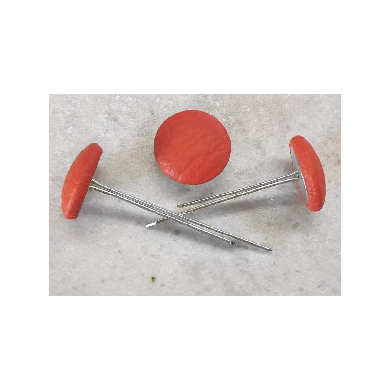 Polsterknöpfe mit Splint und Kunstleder Masai