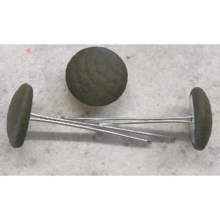 Polsterknöpfe mit Splint und Kunstleder Forest