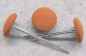 Preview: Polsterknöpfe mit Splint Mikrofaser Orange