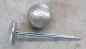 Preview: Polsterknöpfe mit Splint Kunstleder metallic Silber