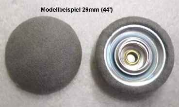 Polsterknöpfe zum Schrauben Polsterwebstoff 514
