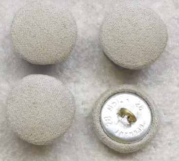 Knöpfe mit Stoff bezogen Ø 18mm