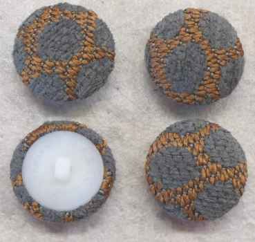 Knöpfe mit Stoff bezogen Ø 24mm
