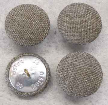 Knöpfe mit Stoff bezogen Ø 28mm