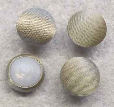 Knöpfe mit Stoff bezogen Ø 15mm