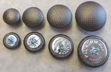 Polsterknöpfe mit Haken mit Kunstleder Eisen