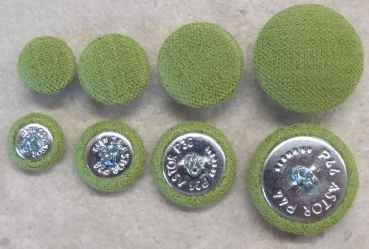 Polsterknöpfe mit Haken Polsterwebstoff SP22