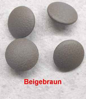 Polsterknöpfe Splint Mikrofaser-Kunstleder Beigebraun