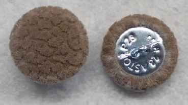 Polsterknöpfe Mikrofaser Braun