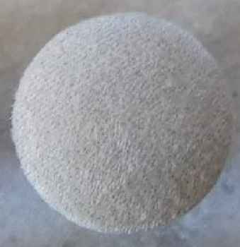 Polsterknöpfe zum Schrauben Mikrofaser Sand
