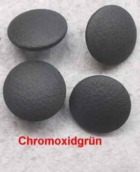 Polsterknöpfe Splint Mikrofaser-Kunstleder Chromoxidgrün