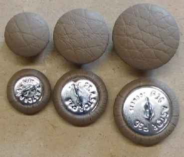 Polsterknöpfe mit Haken mit Kunstleder Schlamm