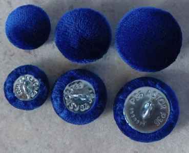 Polsterknöpfe mit Haken Mikrofaser Ocean