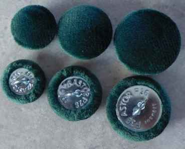 Polsterknöpfe mit Haken Mikrofaser Moos