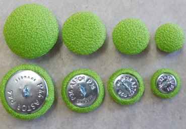 Polsterknöpfe mit Haken Kreppgewebe 903