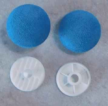 Outdoor Polsterknopf Mikrofaser Türkis