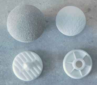Polsterknöpfe Outdoor Mikrofaser Sand