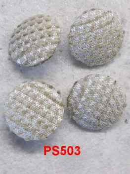 Polsterknöpfe mit Öse mit Webstoff 503 bezogen