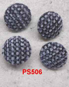 Polsterknöpfe mit Öse mit Webstoff 506 bezogen