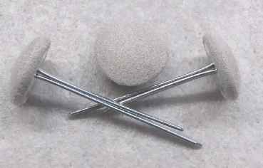 Polsterknöpfe mit Splint Mikrofaser Sand