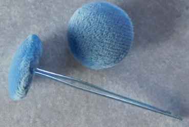 Polsterknöpfe mit Splint Taube