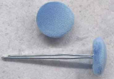 Polsterknöpfe mit Splint Taube