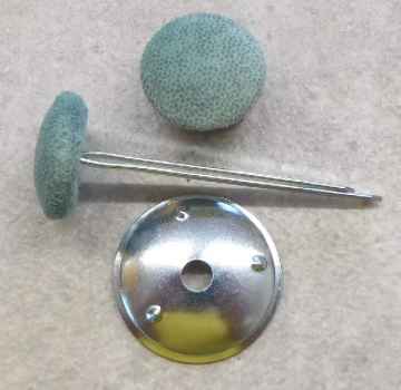 Polsterknöpfe mit Splint Mikrofaser