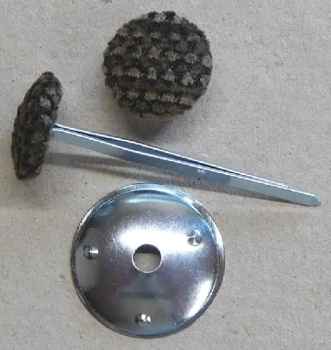 Polsterknöpfe mit Splint Webstoff 501