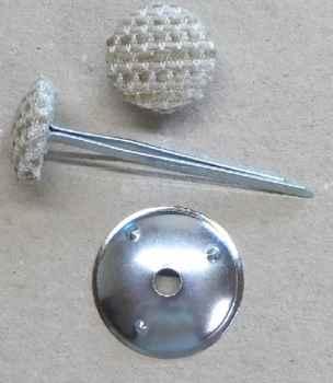 Polsterknöpfe mit Splint Webstoff 503