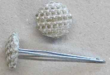 Polsterknöpfe mit Splint Webstoff 503