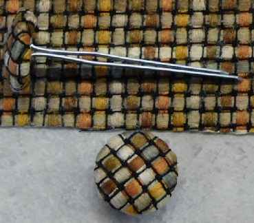 Polsterknöpfe mit Splint Webstoff 603