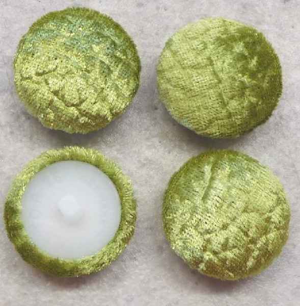 Knöpfe mit Stoff bezogen Ø 24mm