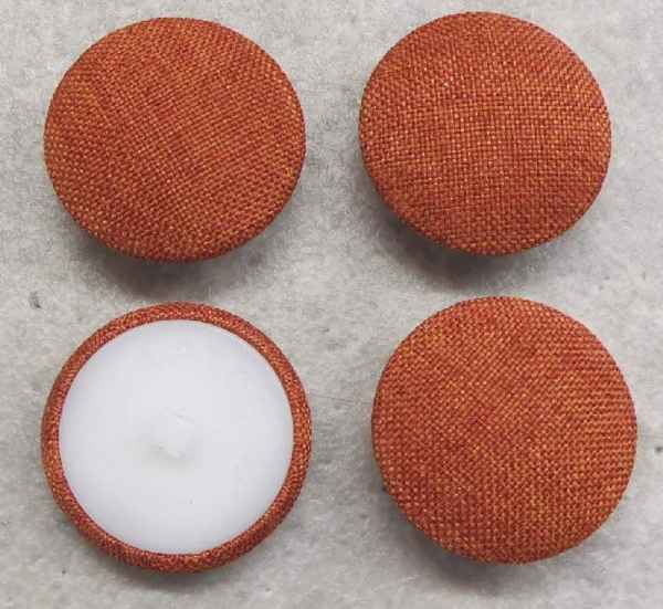 Knöpfe mit Stoff bezogen Ø 28mm