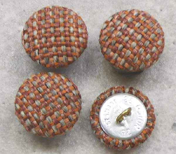 Knöpfe mit Stoff bezogen Ø 18mm