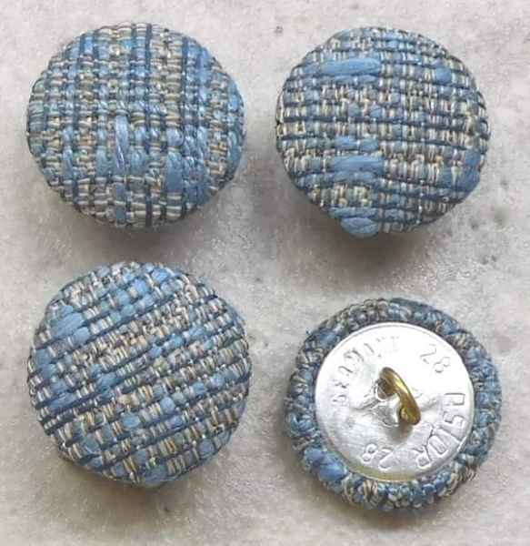 Knöpfe mit Stoff bezogen Ø 18mm