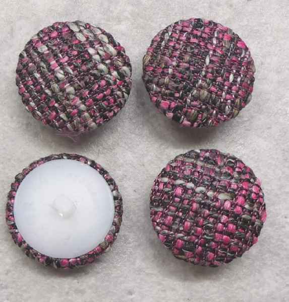 Knöpfe mit Stoff bezogen Ø 28mm