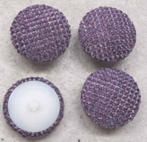 Knöpfe mit Stoff bezogen Ø 28mm