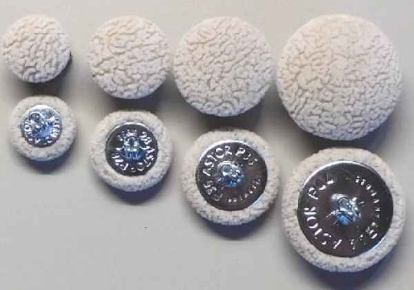 Polsterknöpfe mit Haken mit Ihrem Stoff bezogen
