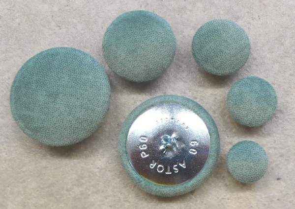 Polsterknöpfe mit Haken Mikrofaser bezogen