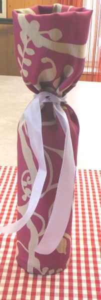 Husse für 750ml Weinflasche (ca 75mm Ø)