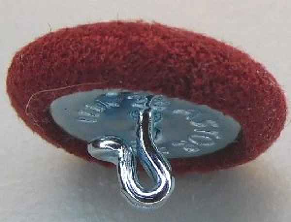 Polsterknöpfe mit Haken mit Echt Leder Ghiaccio (Eis)