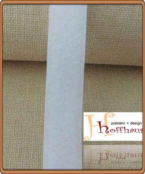 Klettband zum aufnähen 20 mm Breit Farbe weiß