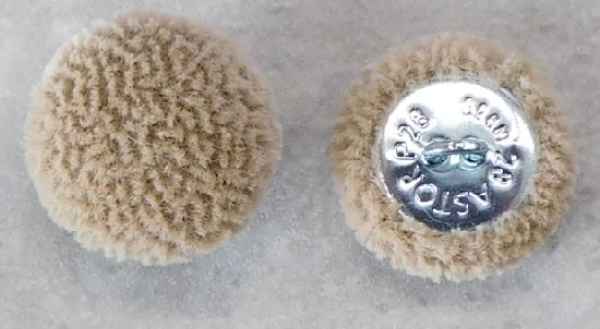 Polsterknöpfe Mikrofaser Beige