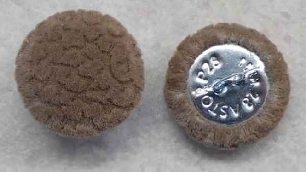Polsterknöpfe Mikrofaser Braun